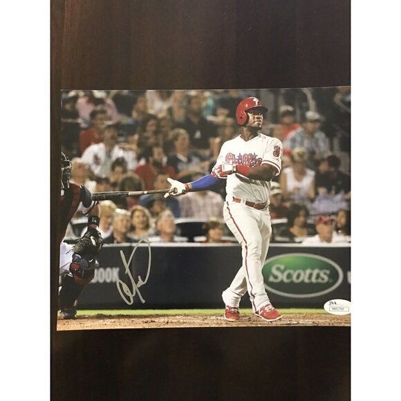 Odubel Herrera Philadelphia Phillies Autograph Signed 8x10 Photo JSA - Picture 1 of 3